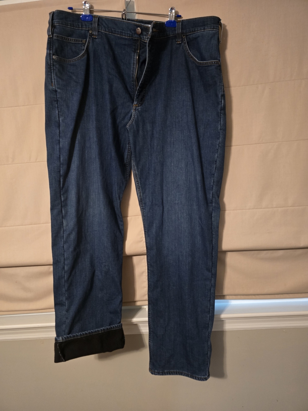 Carhartt Fleece Lined Mens Jeans 42 X 34